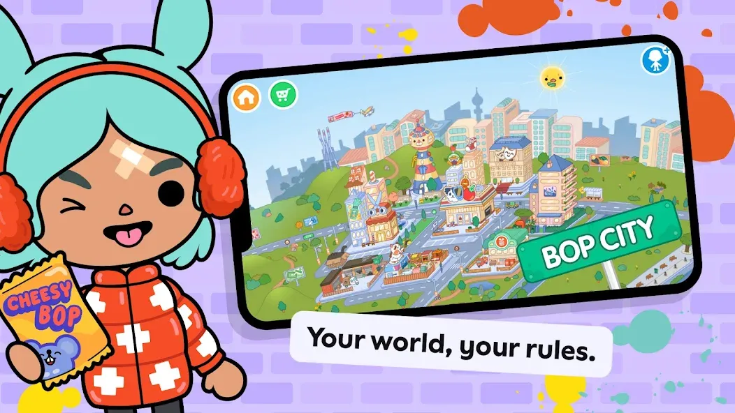 Toca Boca World (Тока Лайф Ворлд) [MOD: Мод Меню/Взлом] - Скриншот 1
