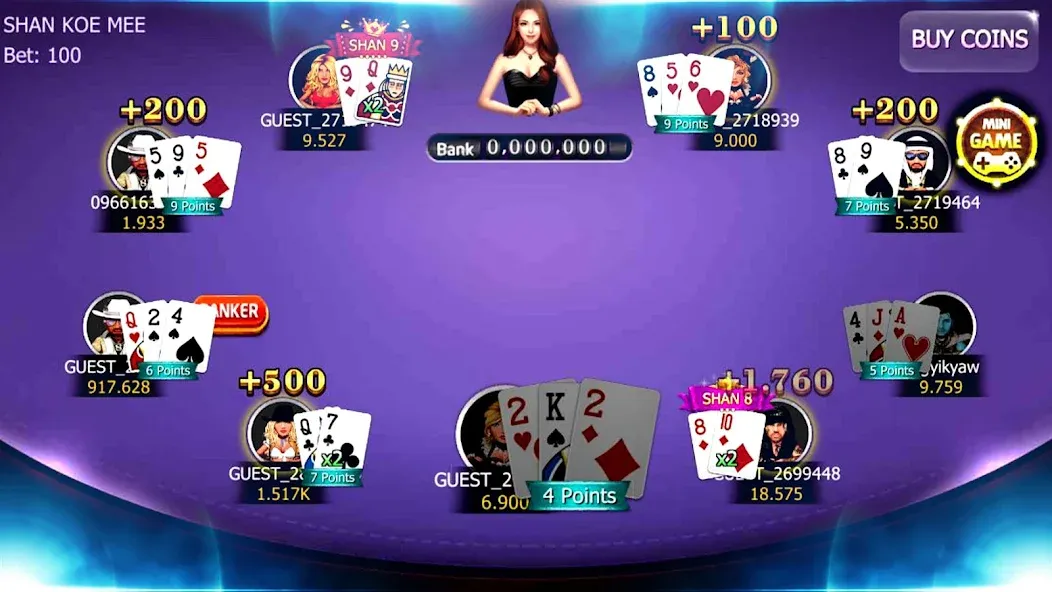 Win88 — Shan Koe Mee (Тонгитс Рич88) [MOD: Меню/Много денег] - Скриншот 1