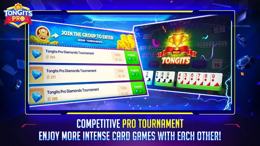 Tongits Pro (Тонгитс Про) [MOD: Меню/Много денег] - Скриншот 3