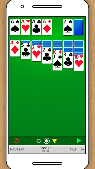 SOLITAIRE CLASSIC CARD GAME [MOD: Бесконечные деньги] - Скриншот 1