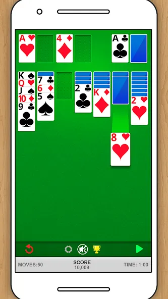 SOLITAIRE CLASSIC CARD GAME [MOD: Бесконечные деньги] - Скриншот 2