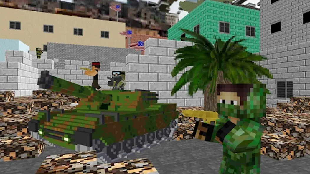 American Block Sniper Survival (Американский блок снайпер выживание) [MOD: Бесконечные деньги] - Скриншот 3