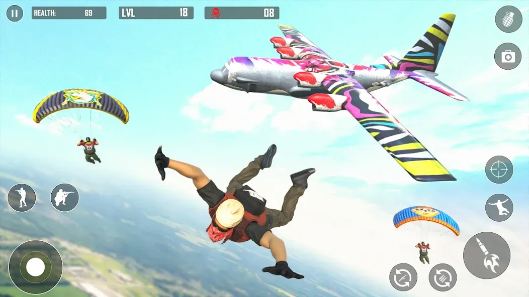 Battlegrounds Fire Squad War [MOD: Premium/Unlocked] - Скриншот 2