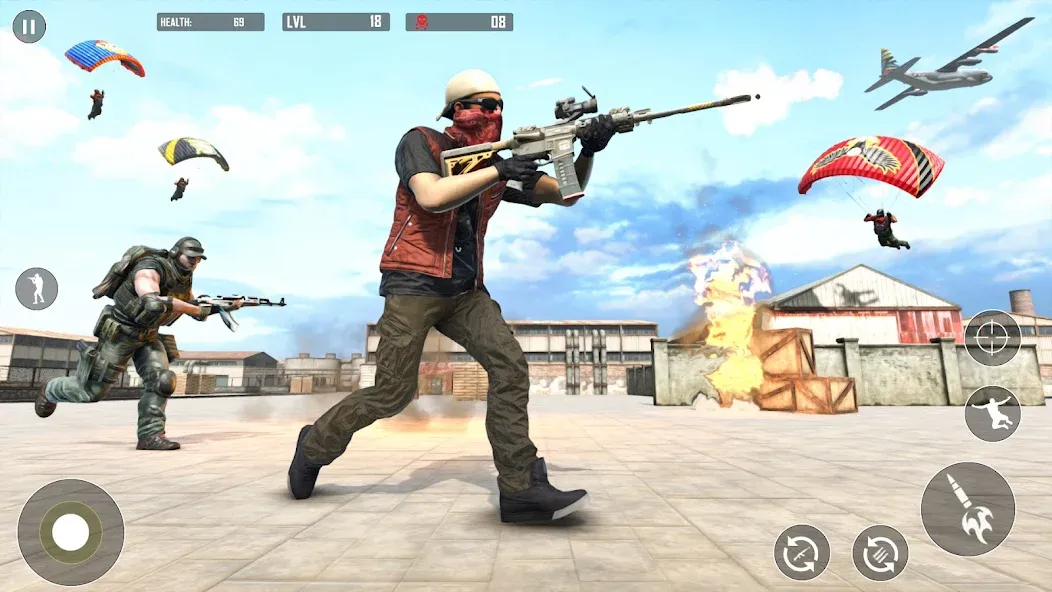 Battlegrounds Fire Squad War [MOD: Premium/Unlocked] - Скриншот 3