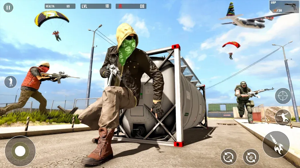 Battlegrounds Fire Squad War [MOD: Premium/Unlocked] - Скриншот 5