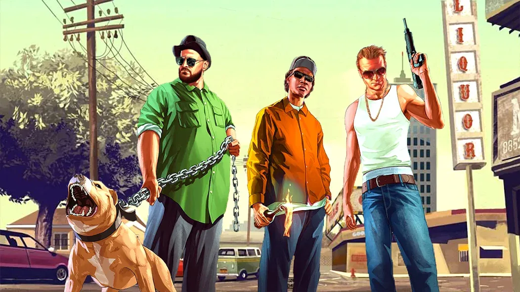 City Grand Gangster Crime (Сити Гранд Гангстер Крайм) [MOD: Бесконечные деньги] - Скриншот 3
