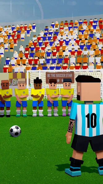 Mini Soccer Star: Football Cup (Мини Соккер Стар) [MOD: Бесконечные деньги] - Скриншот 1
