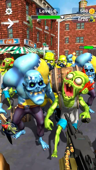 Tower Gunner: Zombie Shooter (Тауэр Ганнер) [MOD: Все разблокировано] - Скриншот 3