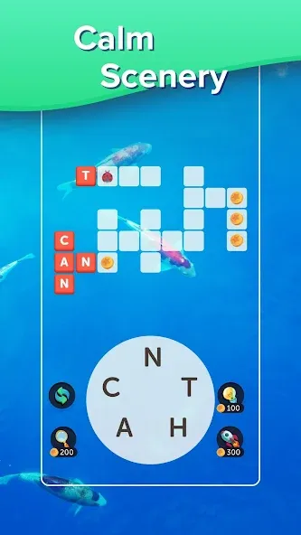 Puzzlescapes Word Search Games (Паззлскейпс Ворд Срч Геймс) [MOD: Мод Меню/Взлом] - Скриншот 4