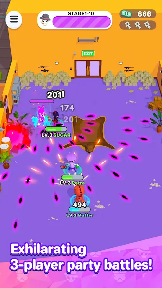 Smash Party — Hero Action Game (Смэш Пати) [MOD: Много монет/Энергии] - Скриншот 2