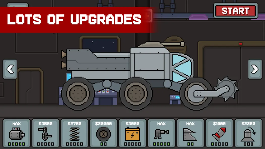 Death Rover: Space Zombie Race (Дэт Ровер) [MOD: Много монет/Энергии] - Скриншот 1