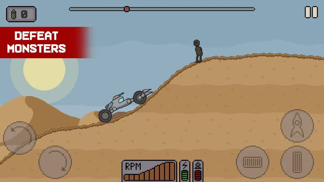 Death Rover: Space Zombie Race (Дэт Ровер) [MOD: Много монет/Энергии] - Скриншот 2