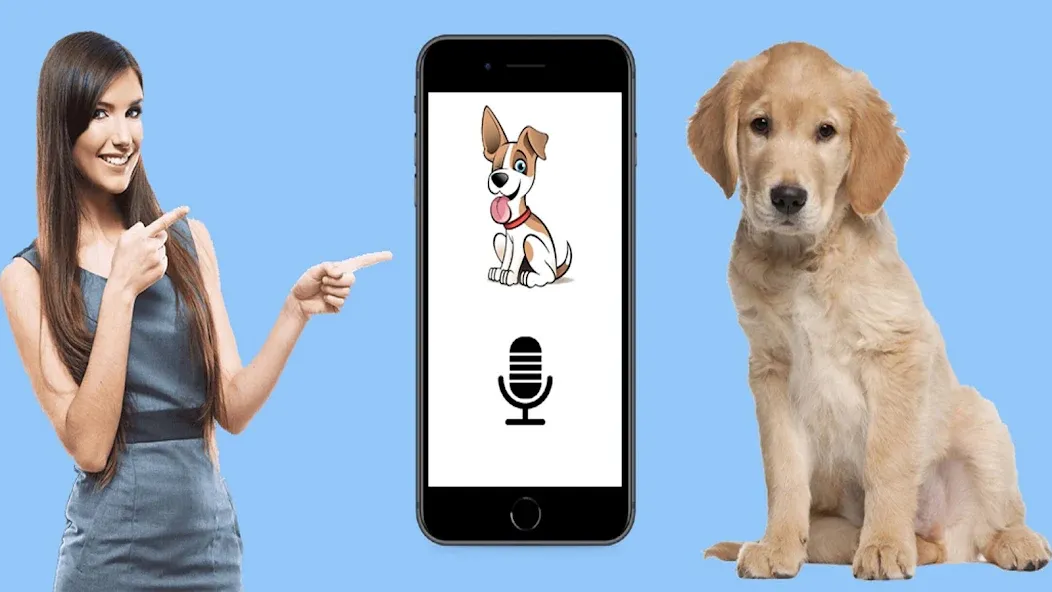 Dog Translator: Bark to Human [MOD: Много монет/Энергии] - Скриншот 1