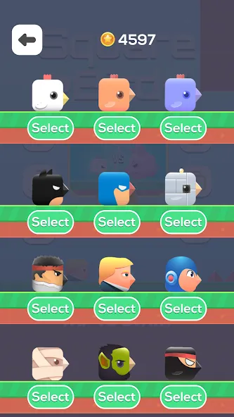 Square Bird — Flappy Chicken (Сквер Брд) [MOD: Все разблокировано] - Скриншот 4