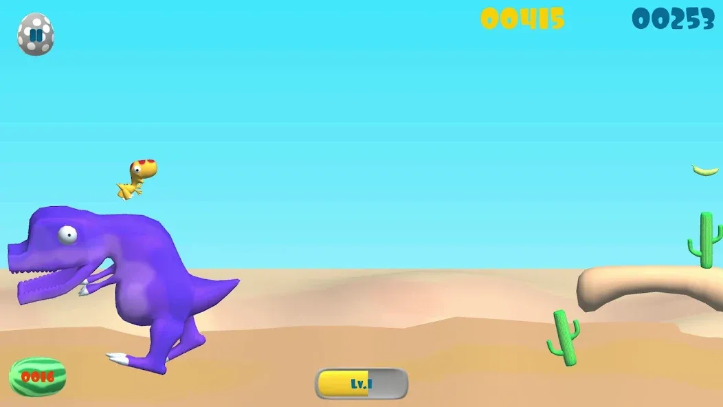 Dinosaur Run (Динозавр Ран) [MOD: Все разблокировано] - Скриншот 5