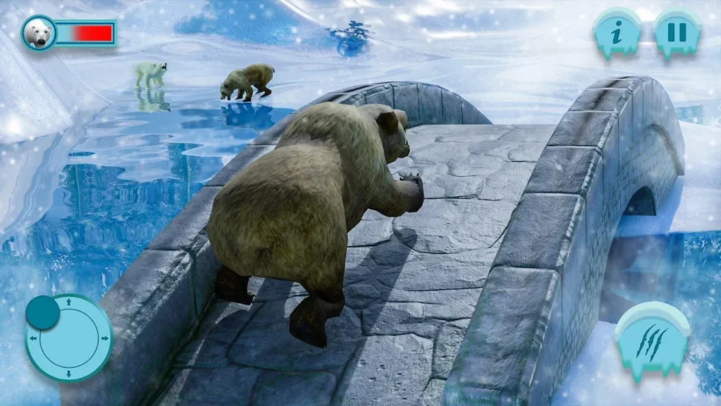 Polar Bear Family Survival [MOD: Все открыто] - Скриншот 1