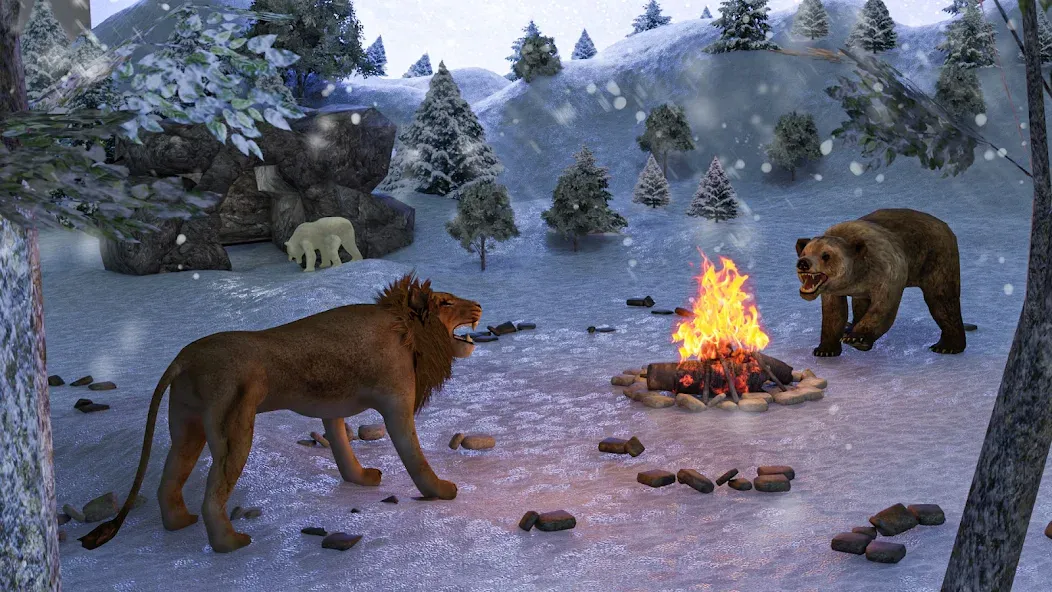 Polar Bear Family Survival [MOD: Все открыто] - Скриншот 3