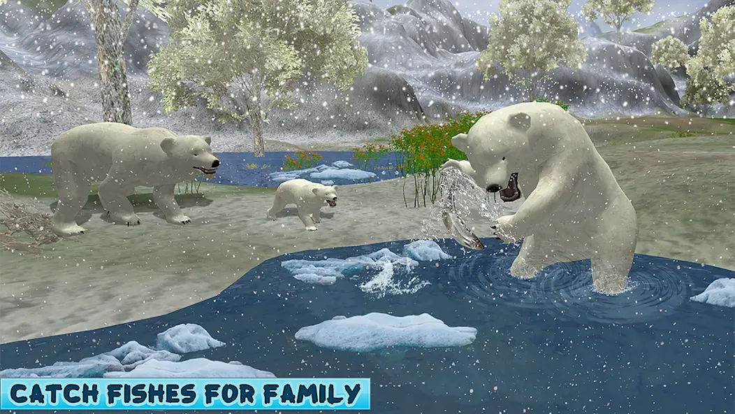 Polar Bear Family Survival [MOD: Все открыто] - Скриншот 4