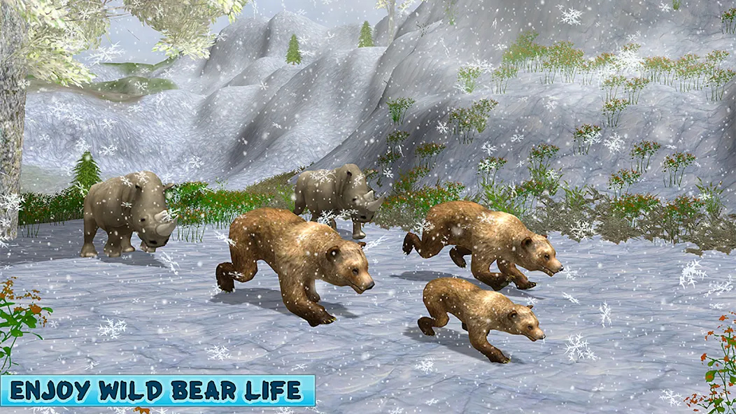 Polar Bear Family Survival [MOD: Все открыто] - Скриншот 5