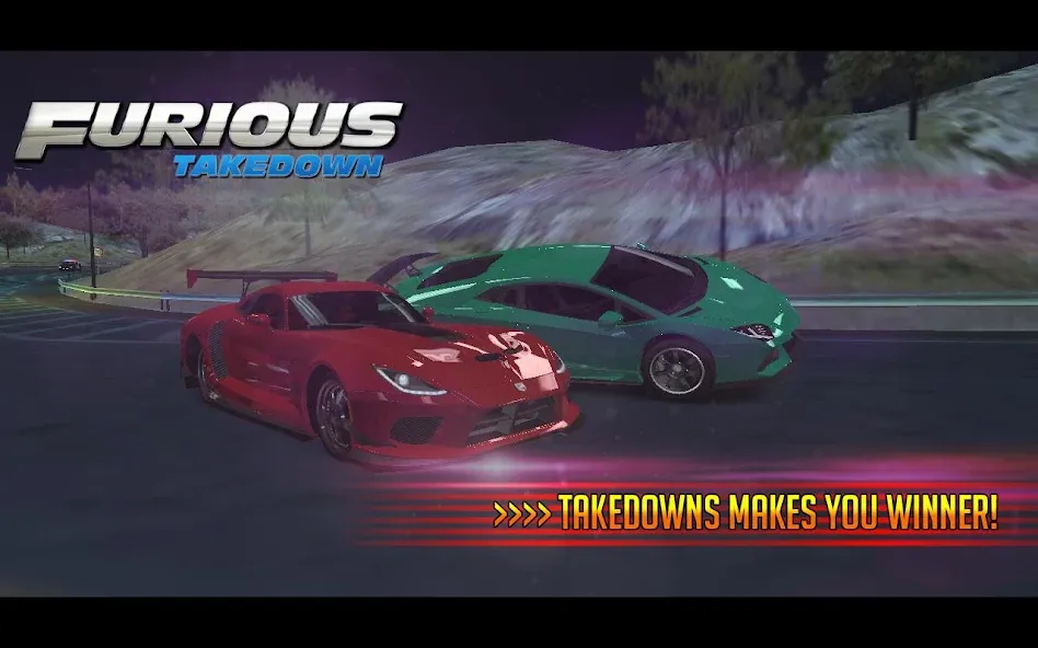 Furious: Takedown Racing (Фьюриъс) [MOD: Mega Mod/Меню] - Скриншот 4