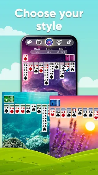 Spider Solitaire (Спайдер Солитер) [MOD: Разблокировано] - Скриншот 3