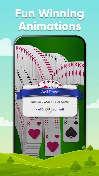 Spider Solitaire (Спайдер Солитер) [MOD: Разблокировано] - Скриншот 4