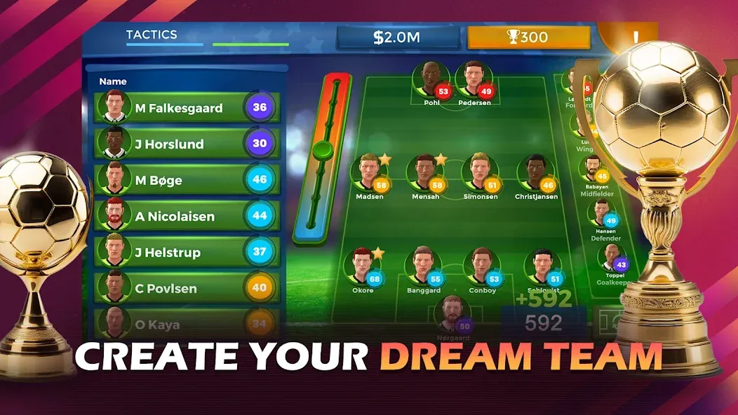 Pro 11 — Soccer Manager Game (Про 11) [MOD: Mega Mod/Меню] - Скриншот 1