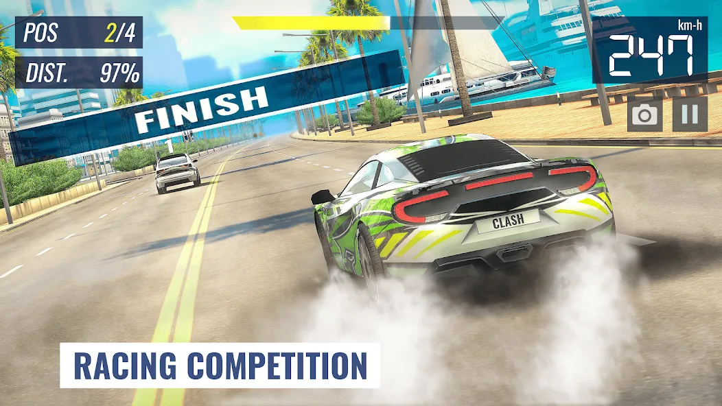Racing Clash (Рейсинг Клэш) [MOD: Бесконечные деньги] - Скриншот 3