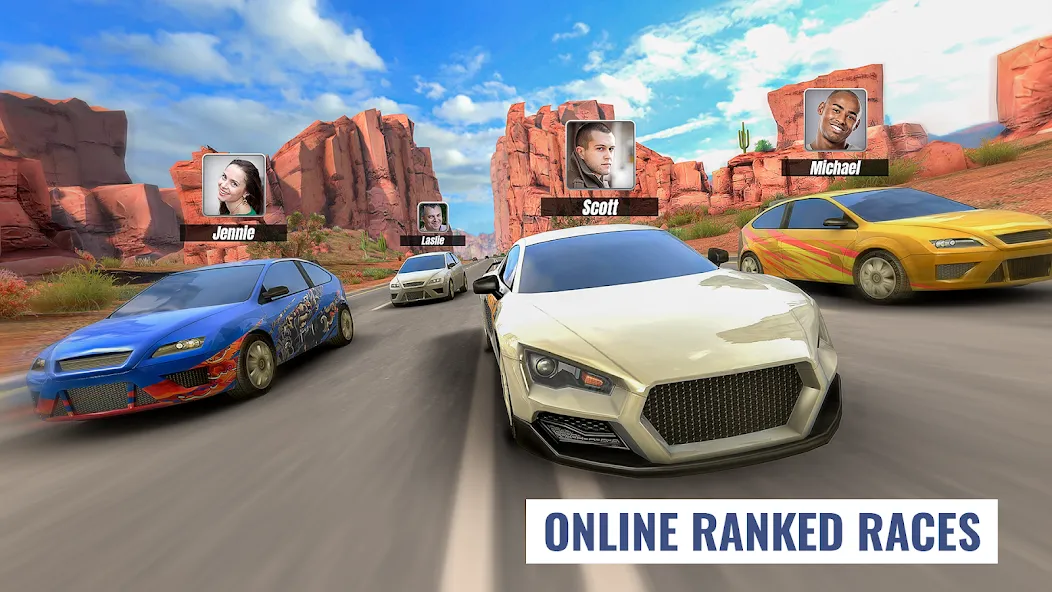 Racing Clash (Рейсинг Клэш) [MOD: Бесконечные деньги] - Скриншот 5