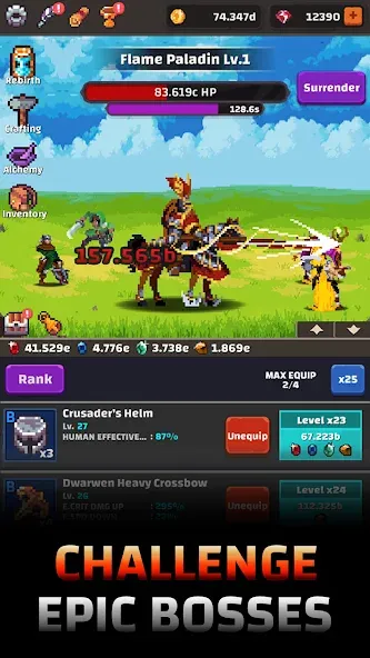 Tower Quest: Pixel Idle RPG (тауэр квест) [MOD: Мод Меню/Взлом] - Скриншот 2