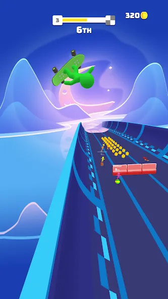 Turbo Stars — Rival Racing (Турбо Старс) [MOD: Меню/Много денег] - Скриншот 1