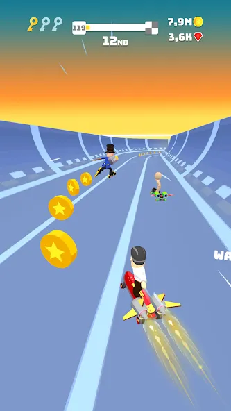 Turbo Stars — Rival Racing (Турбо Старс) [MOD: Меню/Много денег] - Скриншот 2
