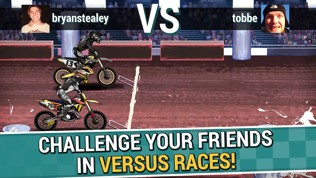 Mad Skills Motocross 2 (Мад Скилс Мотокросс 2) [MOD: Разблокировано] - Скриншот 3
