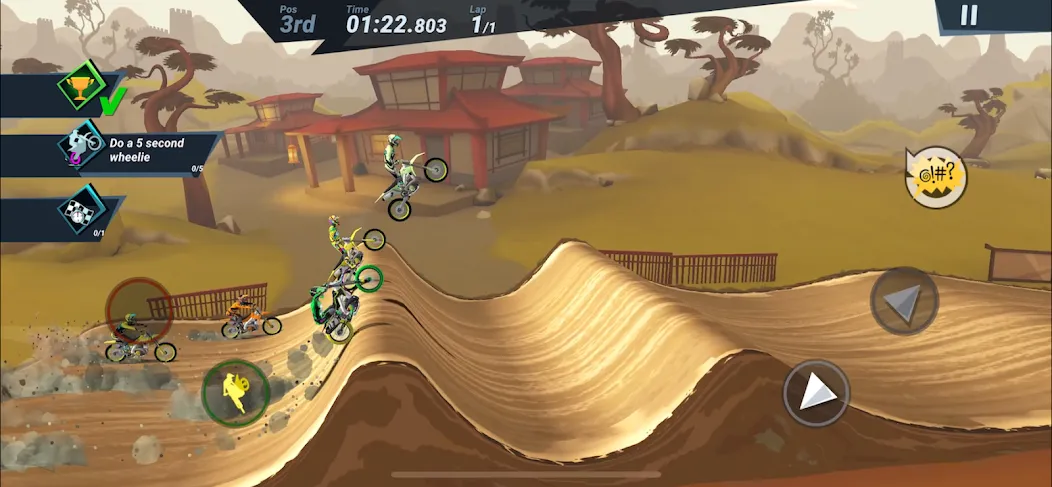 Mad Skills Motocross 3 (Мэд Скиллз Мотокросс 3) [MOD: Бесконечные деньги] - Скриншот 1
