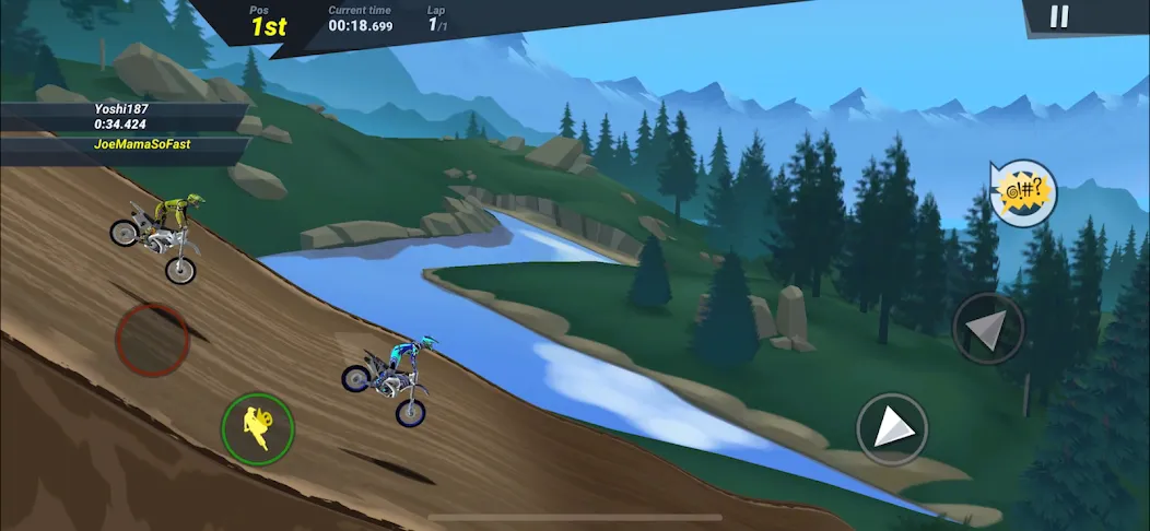 Mad Skills Motocross 3 (Мэд Скиллз Мотокросс 3) [MOD: Бесконечные деньги] - Скриншот 3