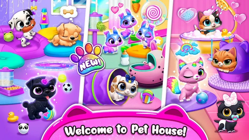 Floof — My Pet House (Флооф) [MOD: Все разблокировано] - Скриншот 4