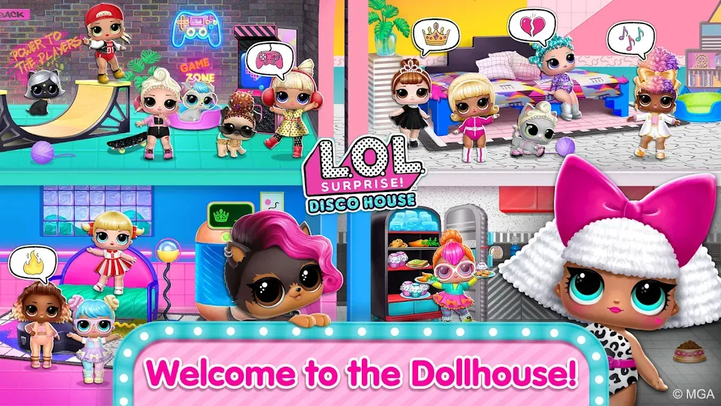 L.O.L. Surprise! Disco House [MOD: Mega Mod/Меню] - Скриншот 2