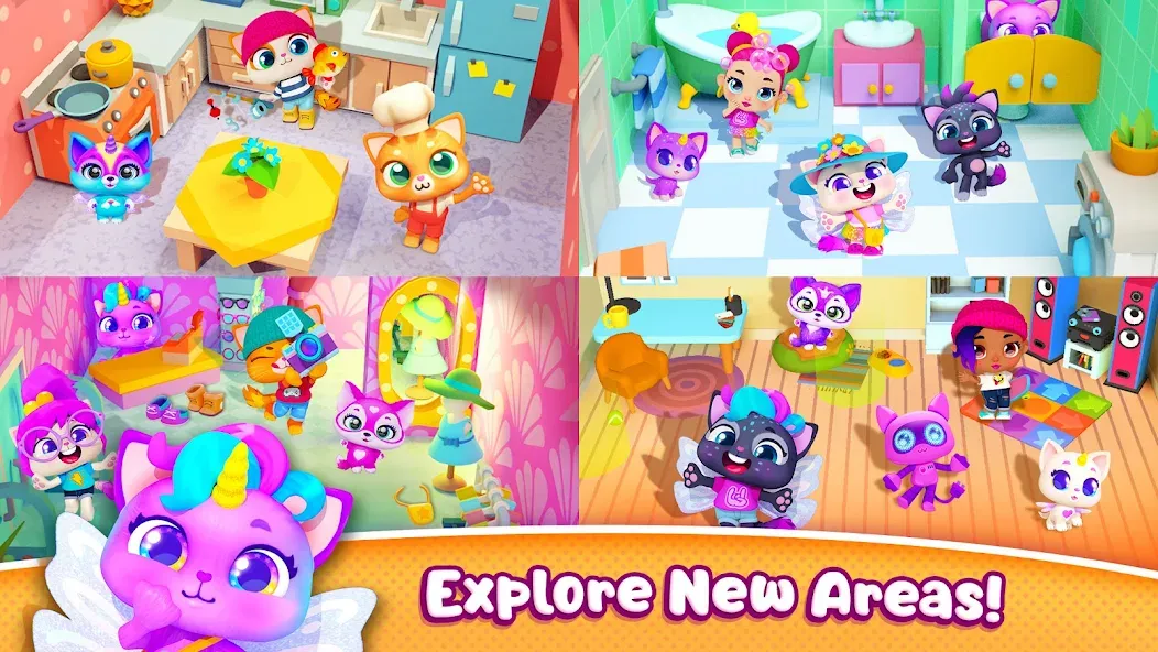 Pocket Town — Animal World [MOD: Меню/Много денег] - Скриншот 5