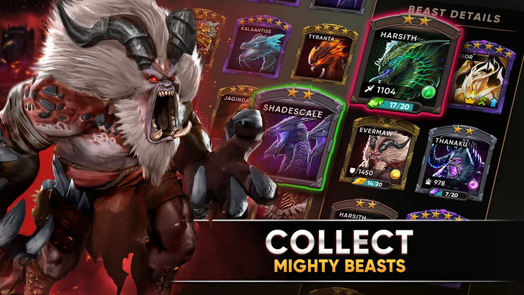 Clash of Beasts: Tower Defense (Клэш оф Бистс) [MOD: Мод Меню/Взлом] - Скриншот 1