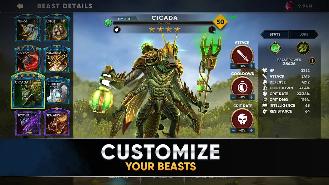 Clash of Beasts: Tower Defense (Клэш оф Бистс) [MOD: Мод Меню/Взлом] - Скриншот 4