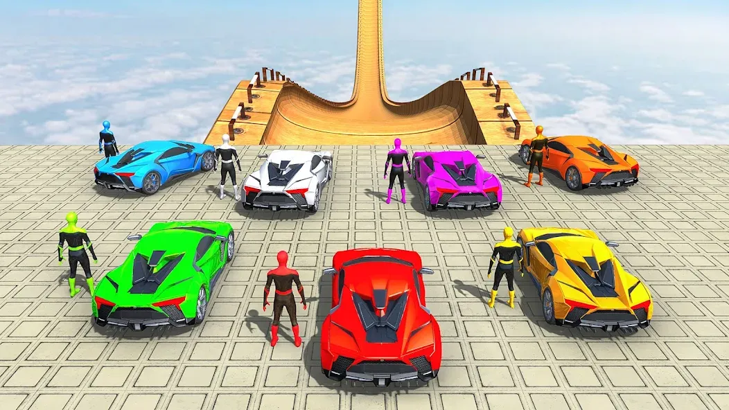 Mega Ramp Car Games Car Stunts [MOD: Мод Меню/Взлом] - Скриншот 1