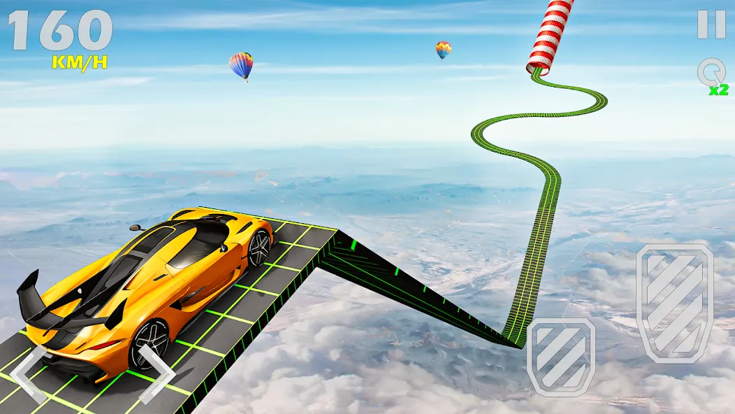 Mega Ramp Car Games Car Stunts [MOD: Мод Меню/Взлом] - Скриншот 4