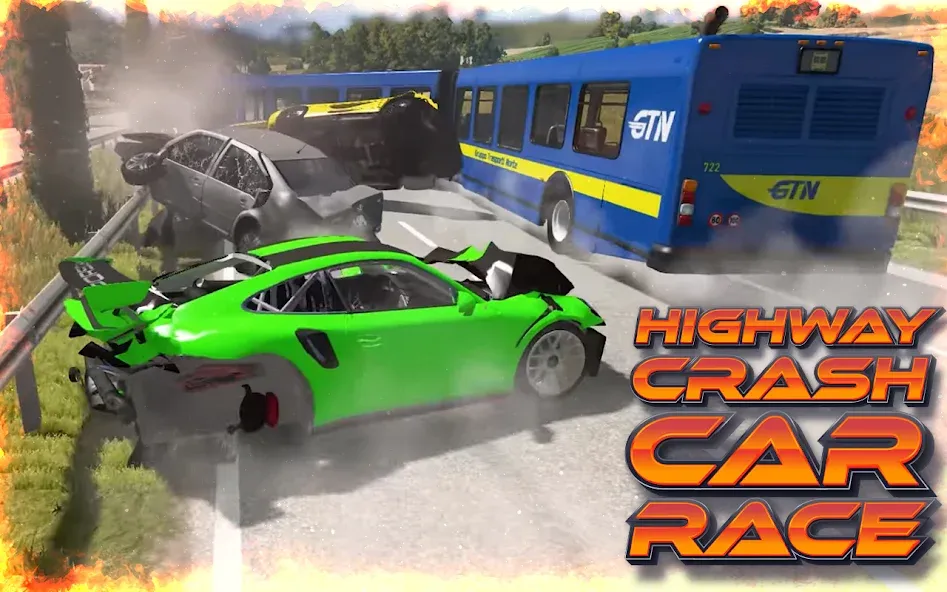 Highway Crash Car Race [MOD: Premium/Unlocked] - Скриншот 3