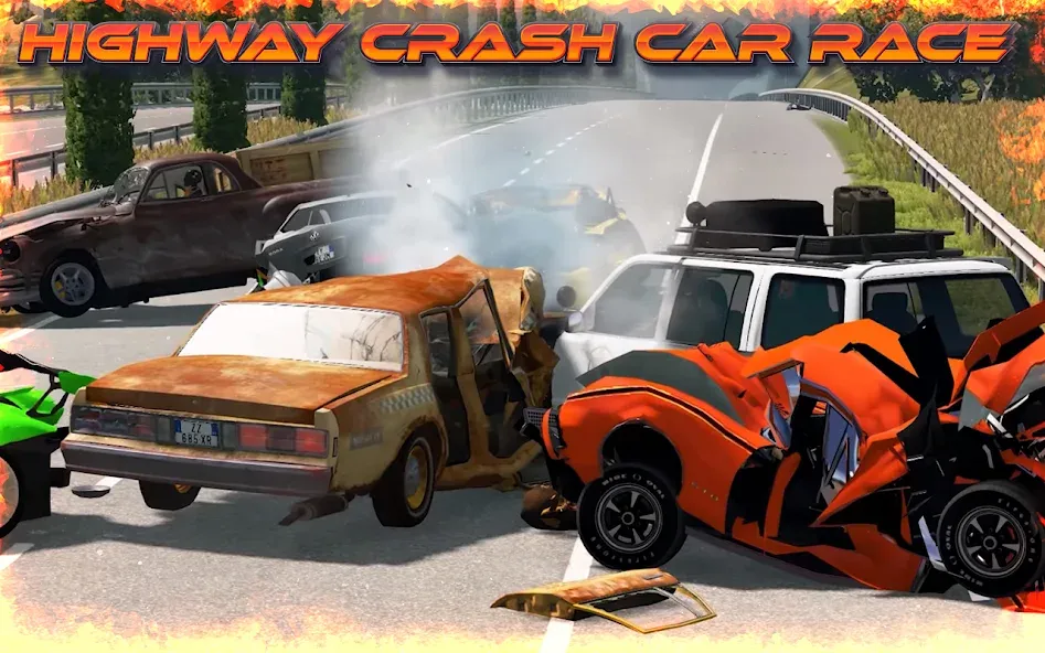 Highway Crash Car Race [MOD: Premium/Unlocked] - Скриншот 4