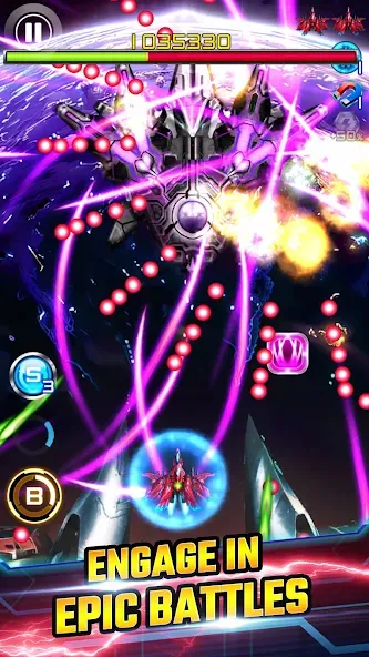 Lightning Fighter 2: Space War (Лайтнинг Файтер 2) [MOD: Все открыто] - Скриншот 4