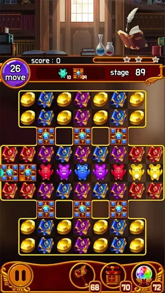 Jewel Magic Castle (Джуэл Мэджик Кэсл) [MOD: Меню/Много денег] - Скриншот 2