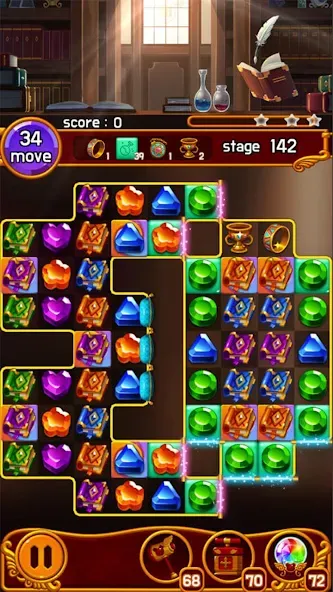 Jewel Magic Castle (Джуэл Мэджик Кэсл) [MOD: Меню/Много денег] - Скриншот 5