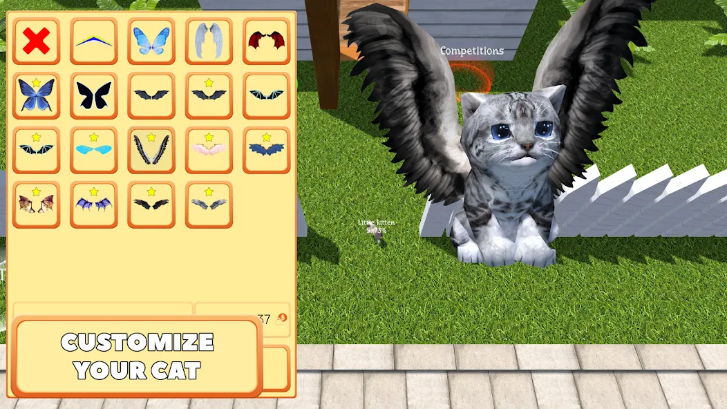 Cute Pocket Cat 3D — Part 2 (Сьют Покет Кэт 3Д) [MOD: Все разблокировано] - Скриншот 2