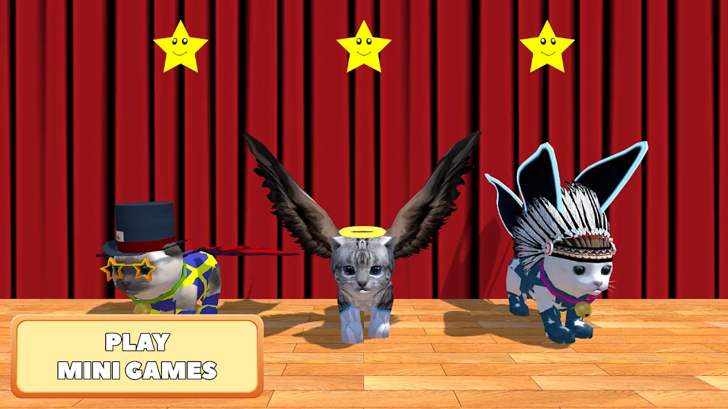 Cute Pocket Cat 3D — Part 2 (Сьют Покет Кэт 3Д) [MOD: Все разблокировано] - Скриншот 4