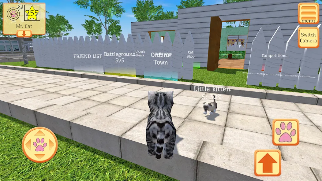 Cute Pocket Cat 3D — Part 2 (Сьют Покет Кэт 3Д) [MOD: Все разблокировано] - Скриншот 5